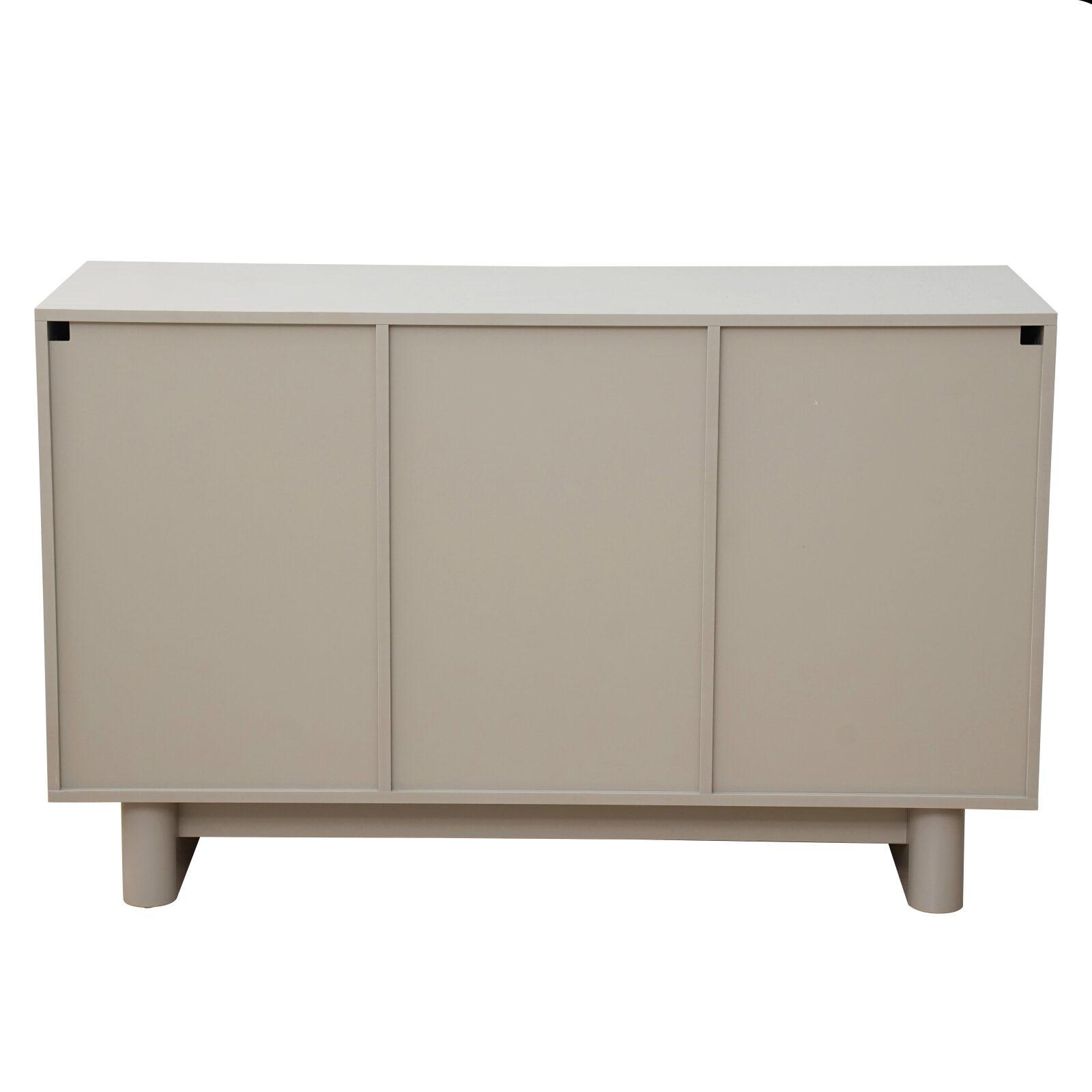 Aparador de melamina 3 puertas 124 cm