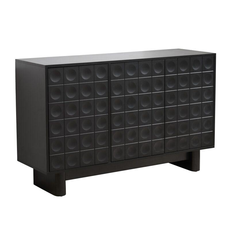 Aparador de melamina 3 puertas 124 cm