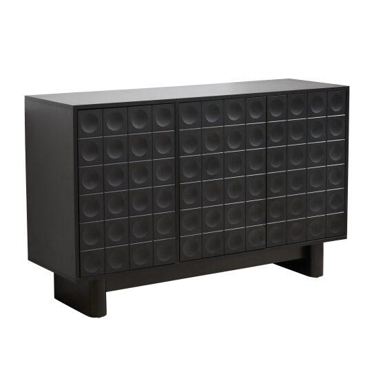 Aparador liso 3 puertas 124 cm | Oviala