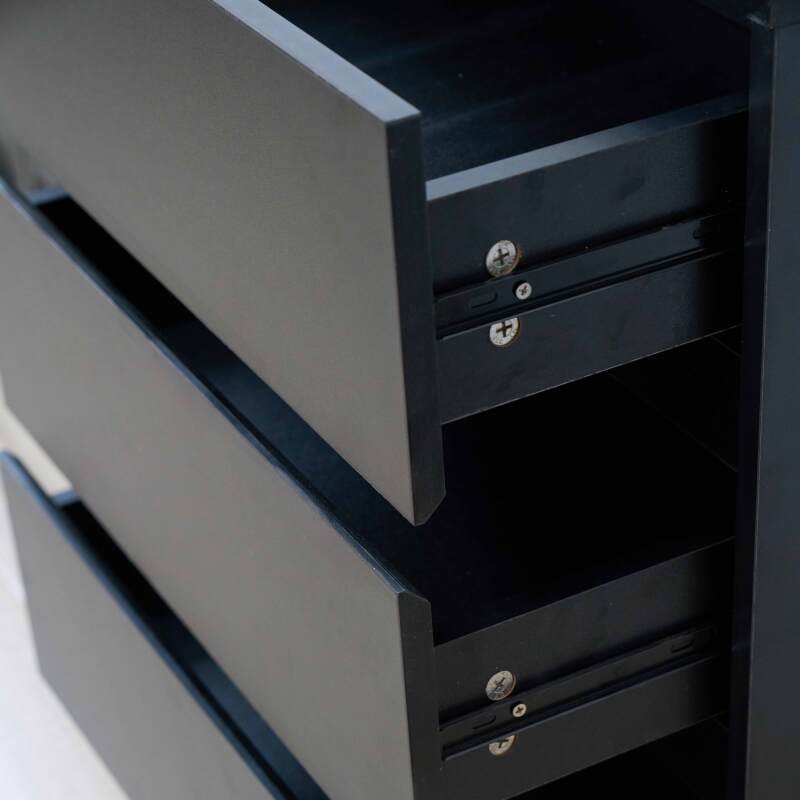 Aparador de melamina 3 puertas 160 cm