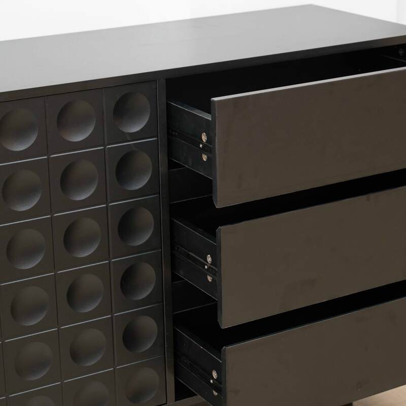 Aparador de melamina 3 puertas 160 cm