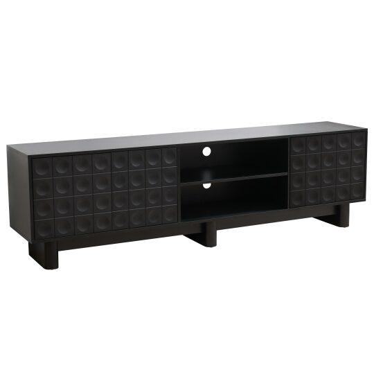 Mueble TV liso 200 cm estilo retro | Oviala