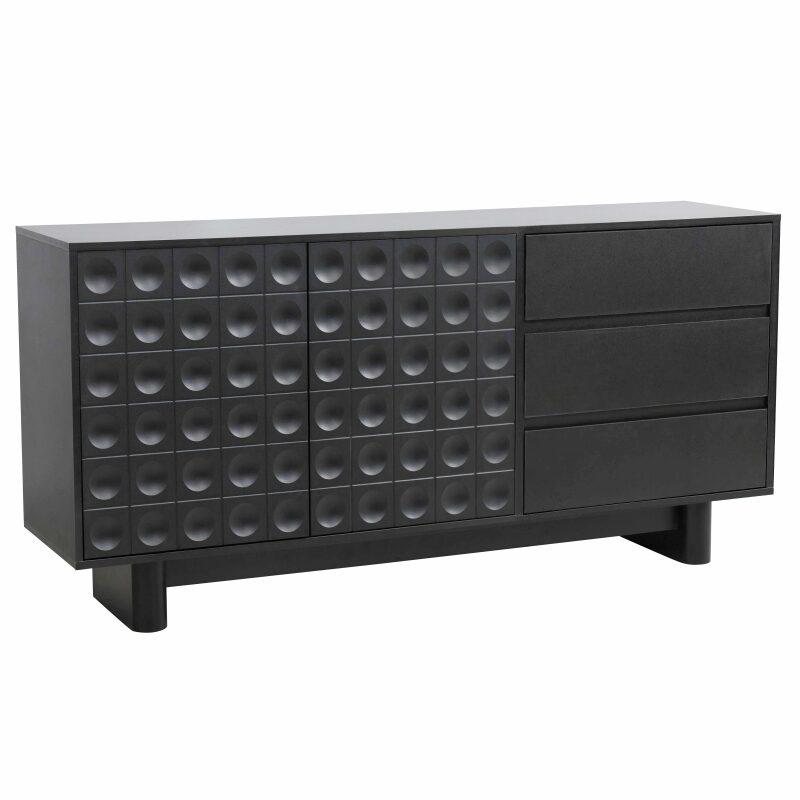 Aparador de melamina 3 puertas 160 cm