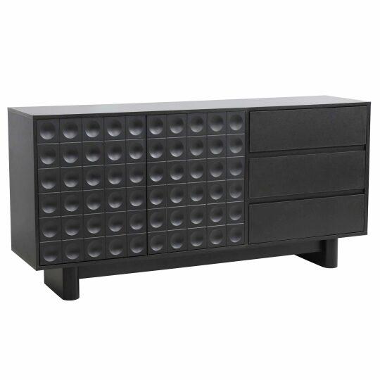 Aparador liso 2 puertas 3 cajones 160 cm | Oviala