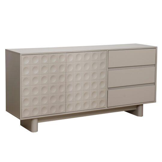 Aparador de melamina 3 puertas 160 cm