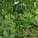 Muro verde artificial de polipropileno 100 x 100 cm