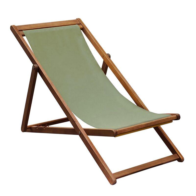 Tumbonas de acacia 100% FSC® reclinables en 3 posiciones - Lote de 2 (3/4)