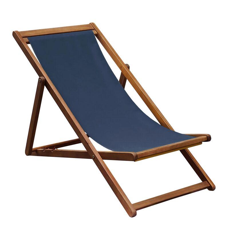 Tumbonas de acacia 100% FSC® reclinables en 3 posiciones - Lote de 2 (3/4)