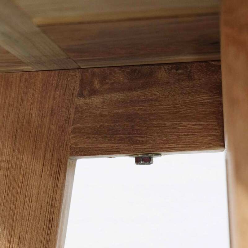 Mesa de centro de teca maciza reciclada FSC (2/3)