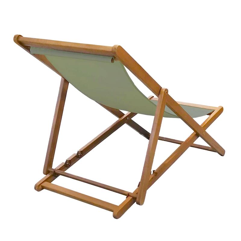 Tumbonas de acacia 100% FSC® reclinables en 3 posiciones - Lote de 2 (2/4)