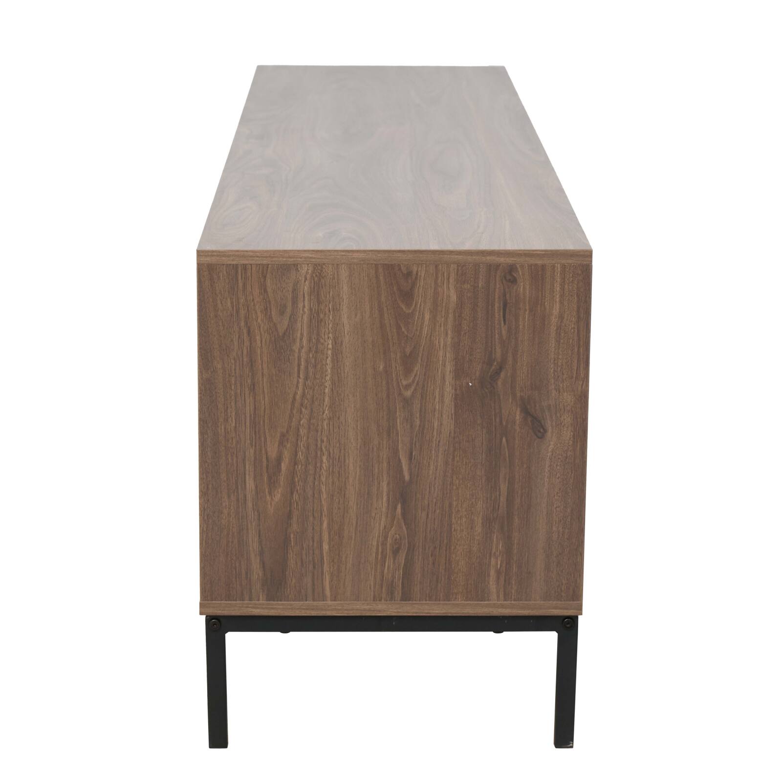 Mueble TV 160 cm de melamina efecto madera escandinavo