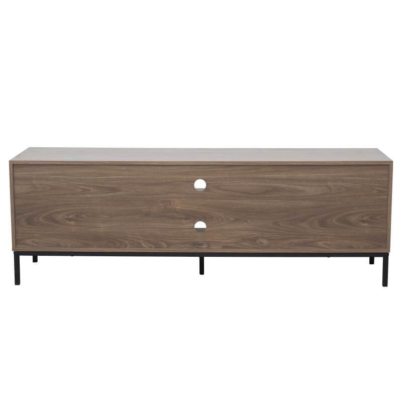 Mueble TV 160 cm de melamina efecto madera escandinavo