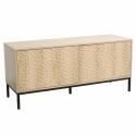 Mueble TV 120 cm de melamina efecto madera escandinavo