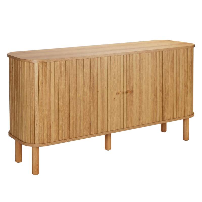 Aparador efecto madera 2 puertas 140 cm