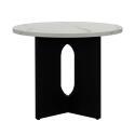 Mesa de centro efecto mármol redonda Ø50 x 40 cm