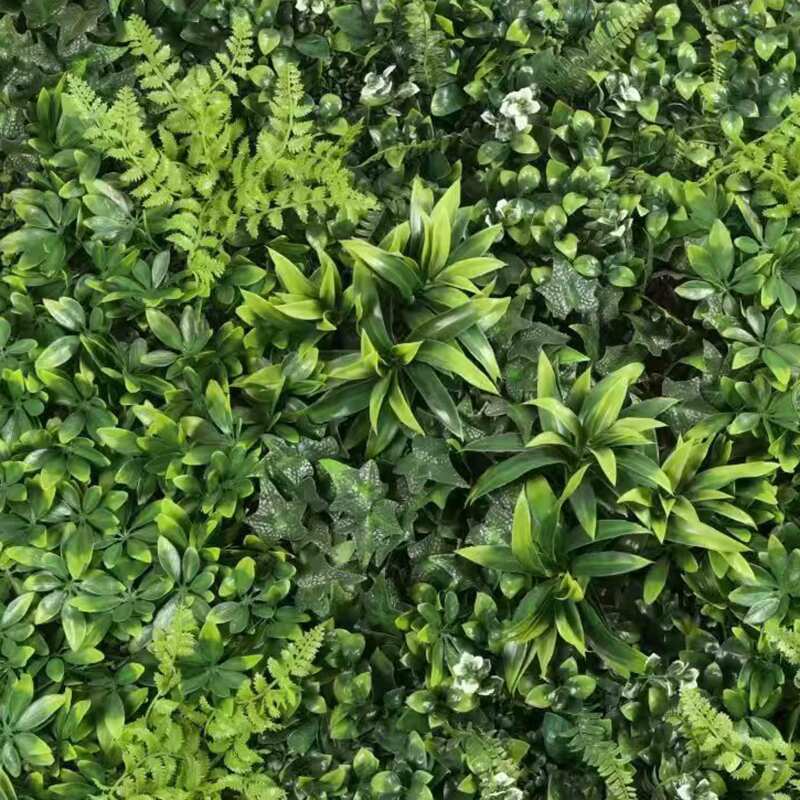 Follaje de pared verde artificial elegante premium interior y exterior 100x100 cm (2/3)