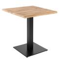 Base de mesa de acero y hierro fundido 45 x 73 cm
