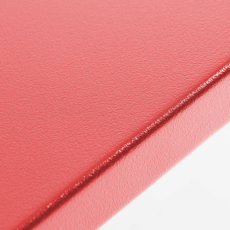 Mesa de jardín cuadrada 70 x 70 cm y 2 sillas de metal apilables (3/7)