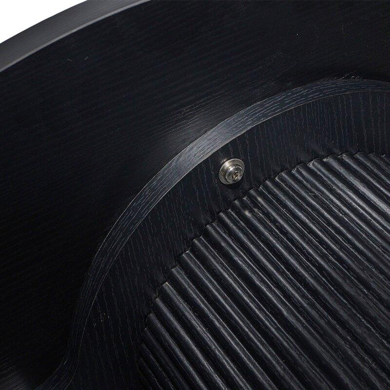 Mesa de centro efecto madera redonda  Ø80 x 45 cm (4/7)