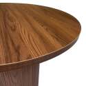 Mesa de centro efecto madera redonda  Ø80 x 45 cm