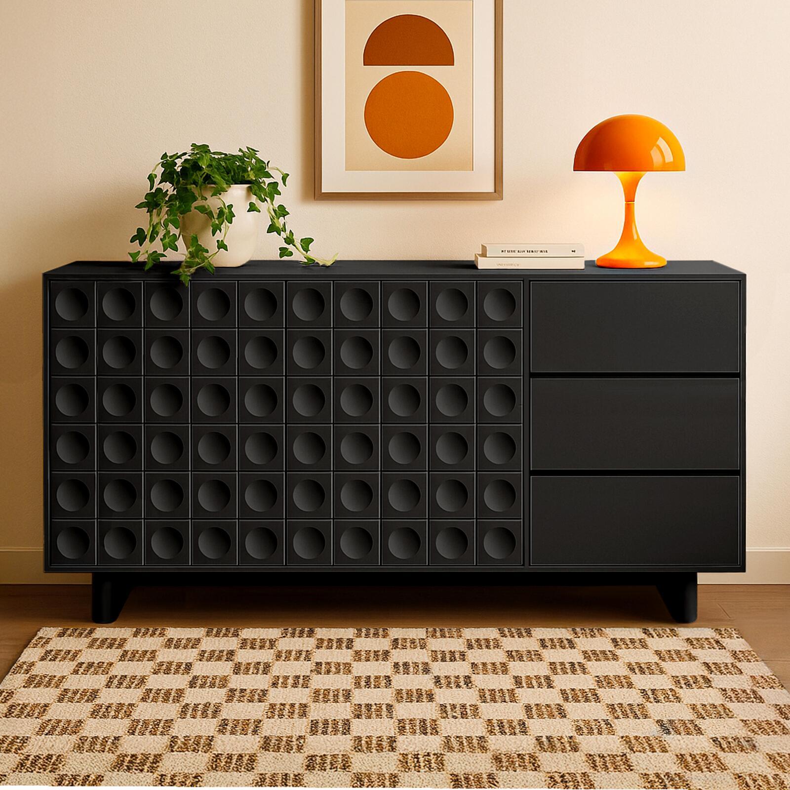 Aparador liso 2 puertas 160 cm