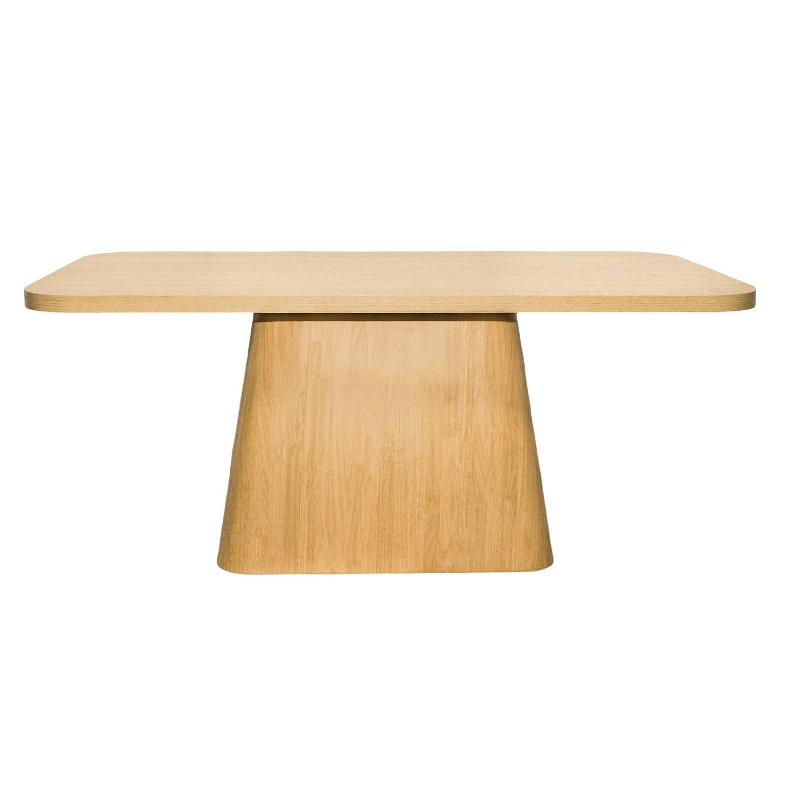 Mesa de comedor efecto madera FSC® MIX para 4 personas