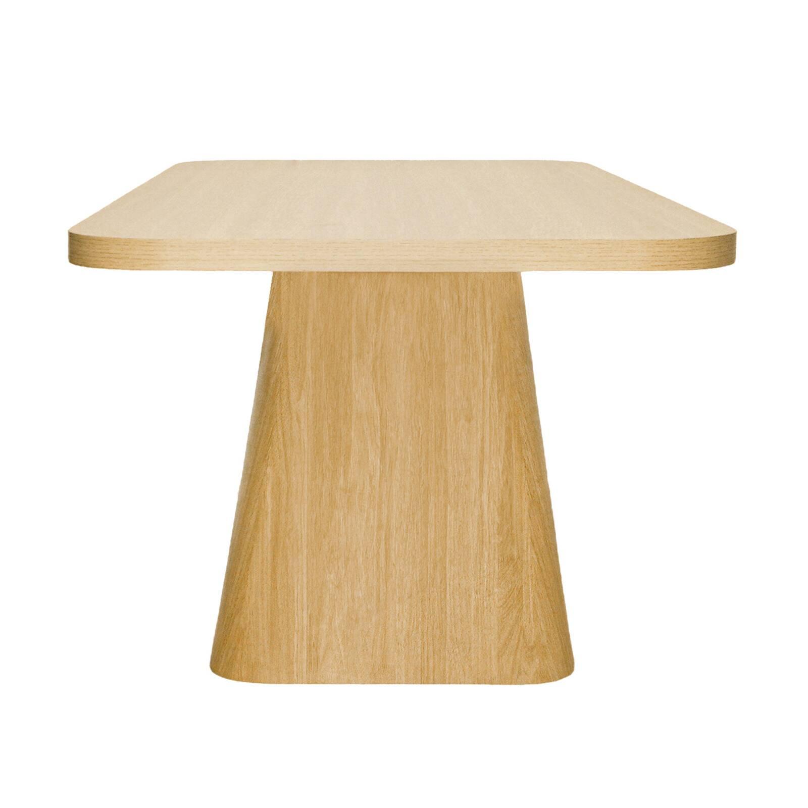 Mesa de comedor efecto madera FSC® MIX para 4 personas