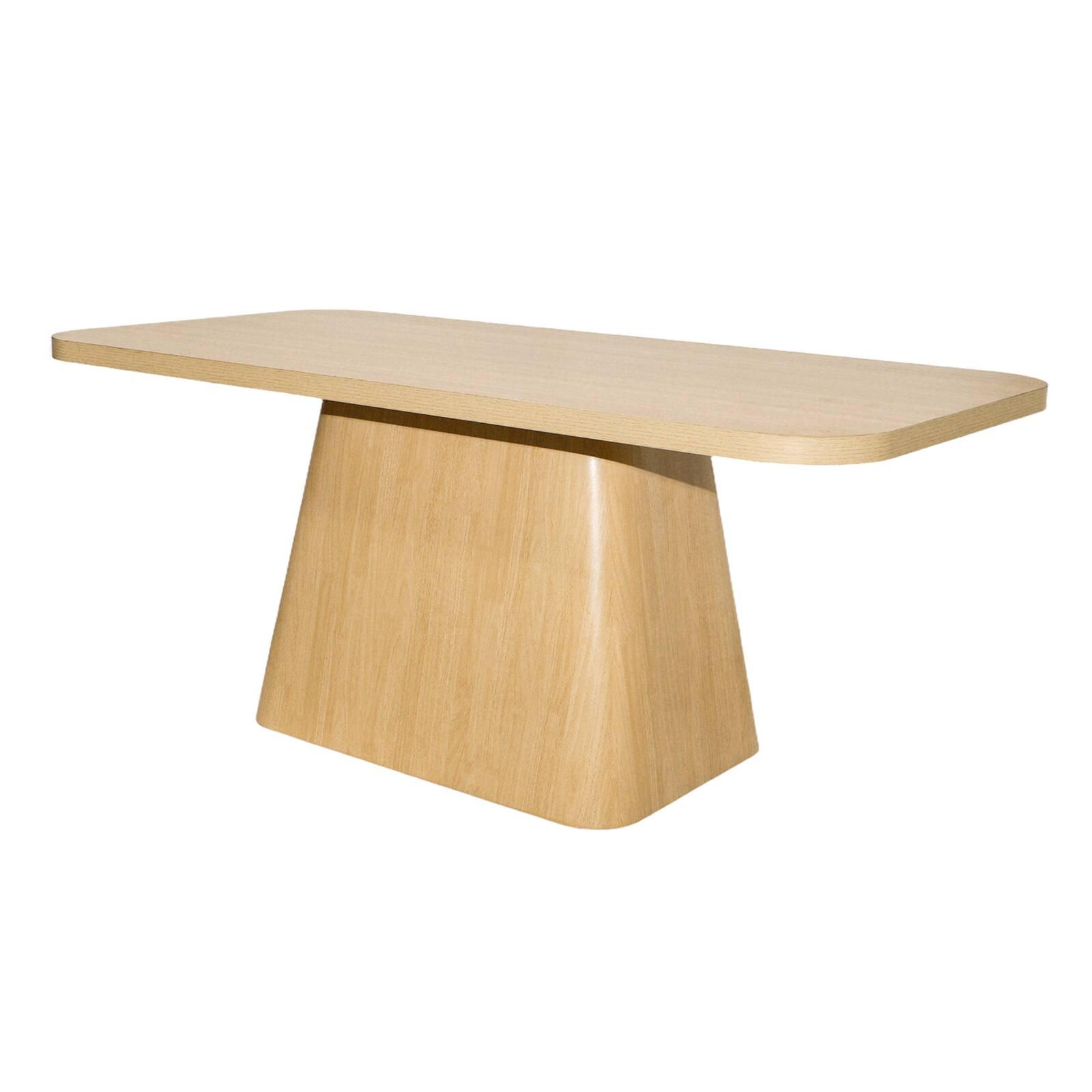 Mesa de comedor efecto madera FSC® MIX para 4 personas