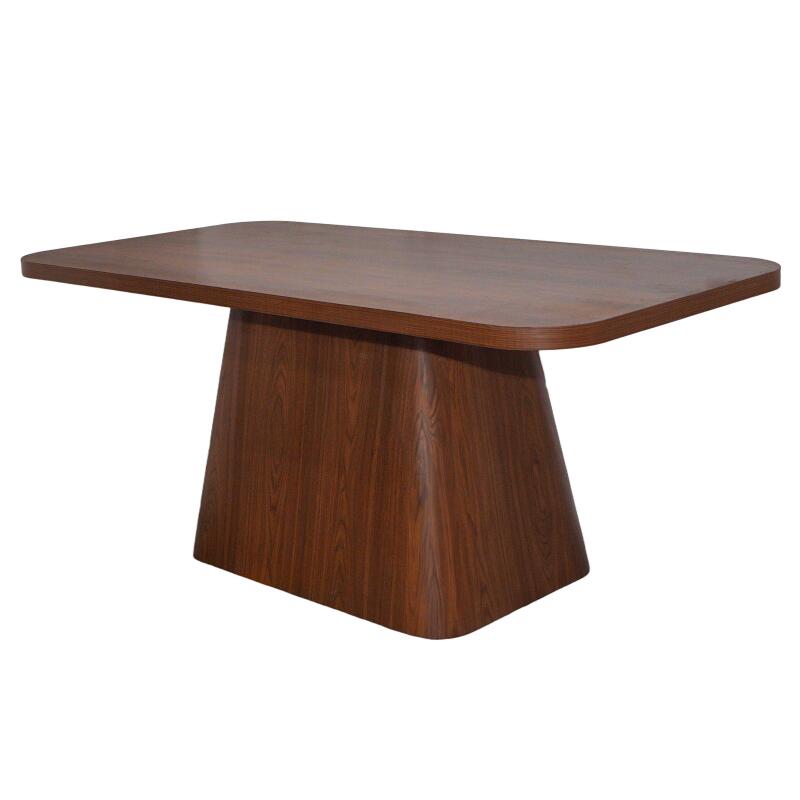 Mesa de comedor efecto madera FSC® MIX para 4 personas