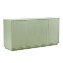 Aparador liso con 4 puertas, 160 cm