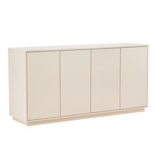 Aparador liso con 4 puertas, 160 cm | Oviala