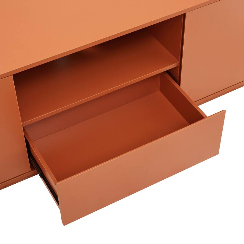 Mueble TV liso de 140 cm, estilo moderno (4/7)