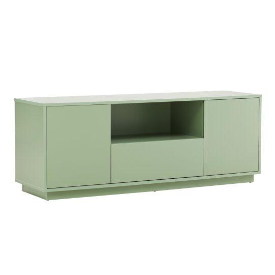 Mueble TV liso de 140 cm, estilo moderno | Oviala