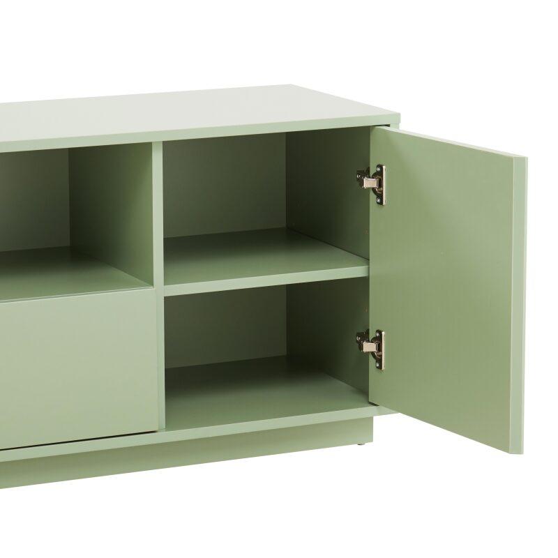 Mueble TV liso de 140 cm, estilo moderno