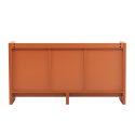 Aparador liso con 3 puertas, 140 cm