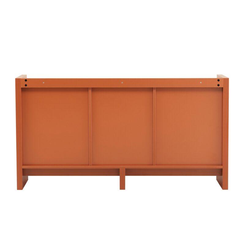 Aparador liso con 3 puertas, 140 cm