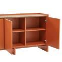 Aparador liso con 3 puertas, 140 cm