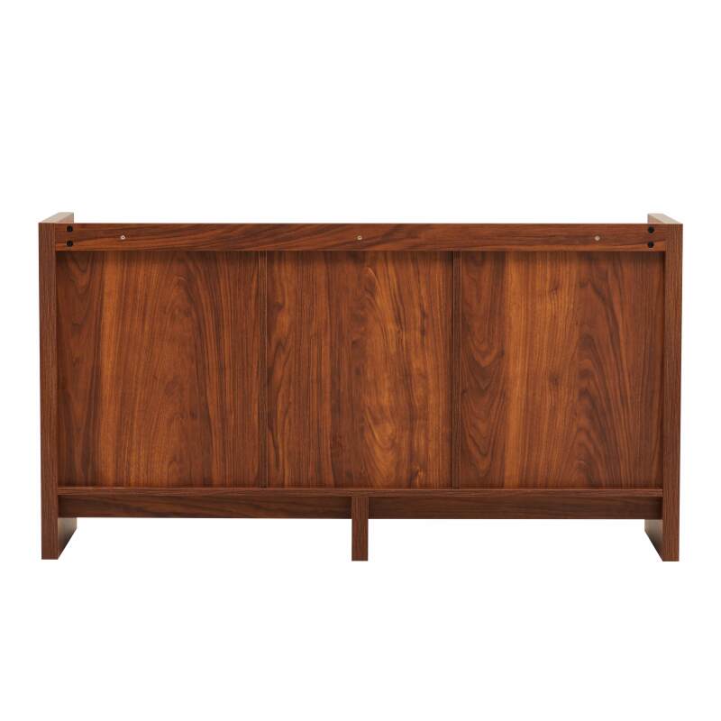 Aparador efecto madera con 3 puertas, 140 cm (4/7)