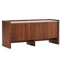 Mueble de TV con efecto madera de 120 cm y un diseño elegante.