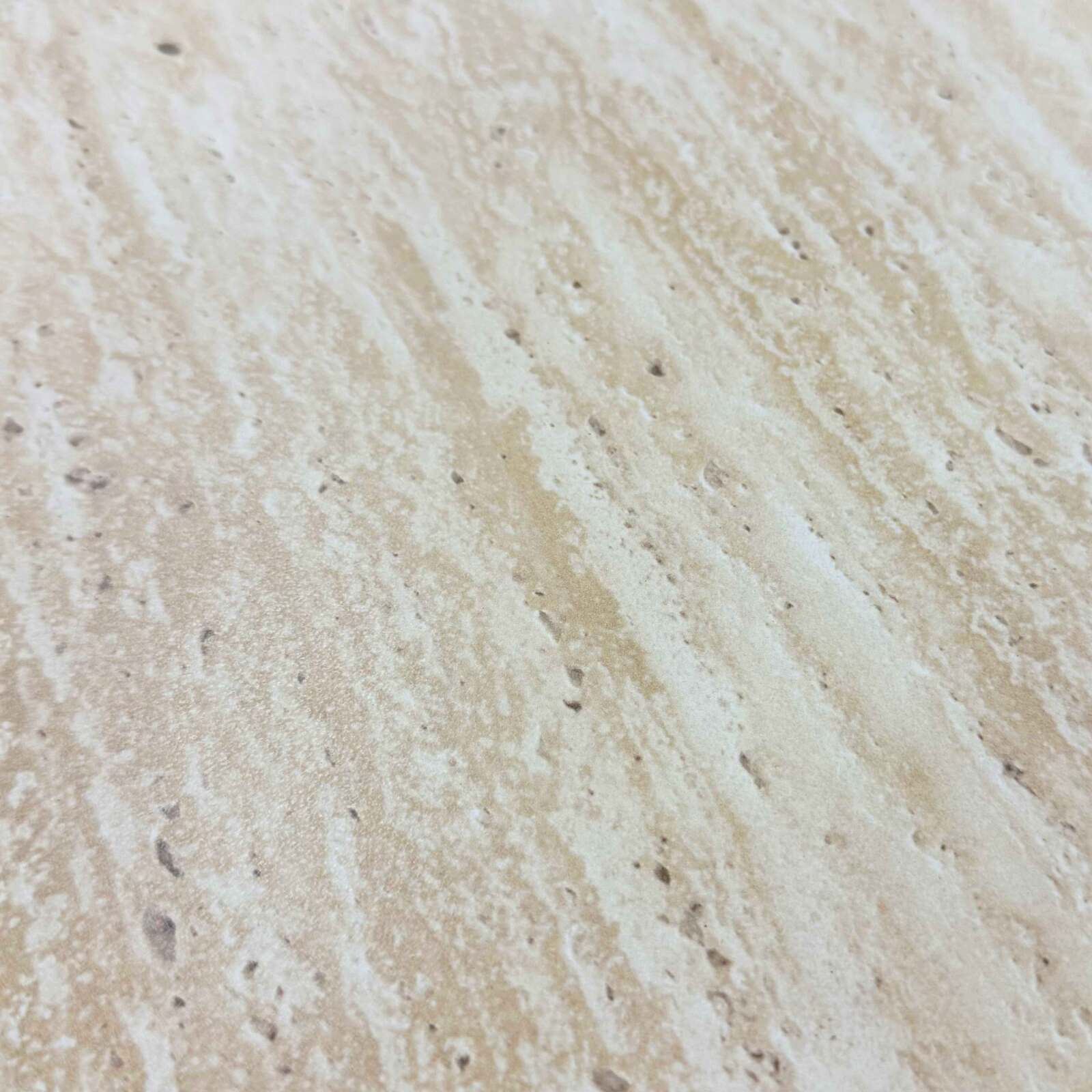 Mesa de centro efecto madera oscura redonda Ø70 x 45 cm