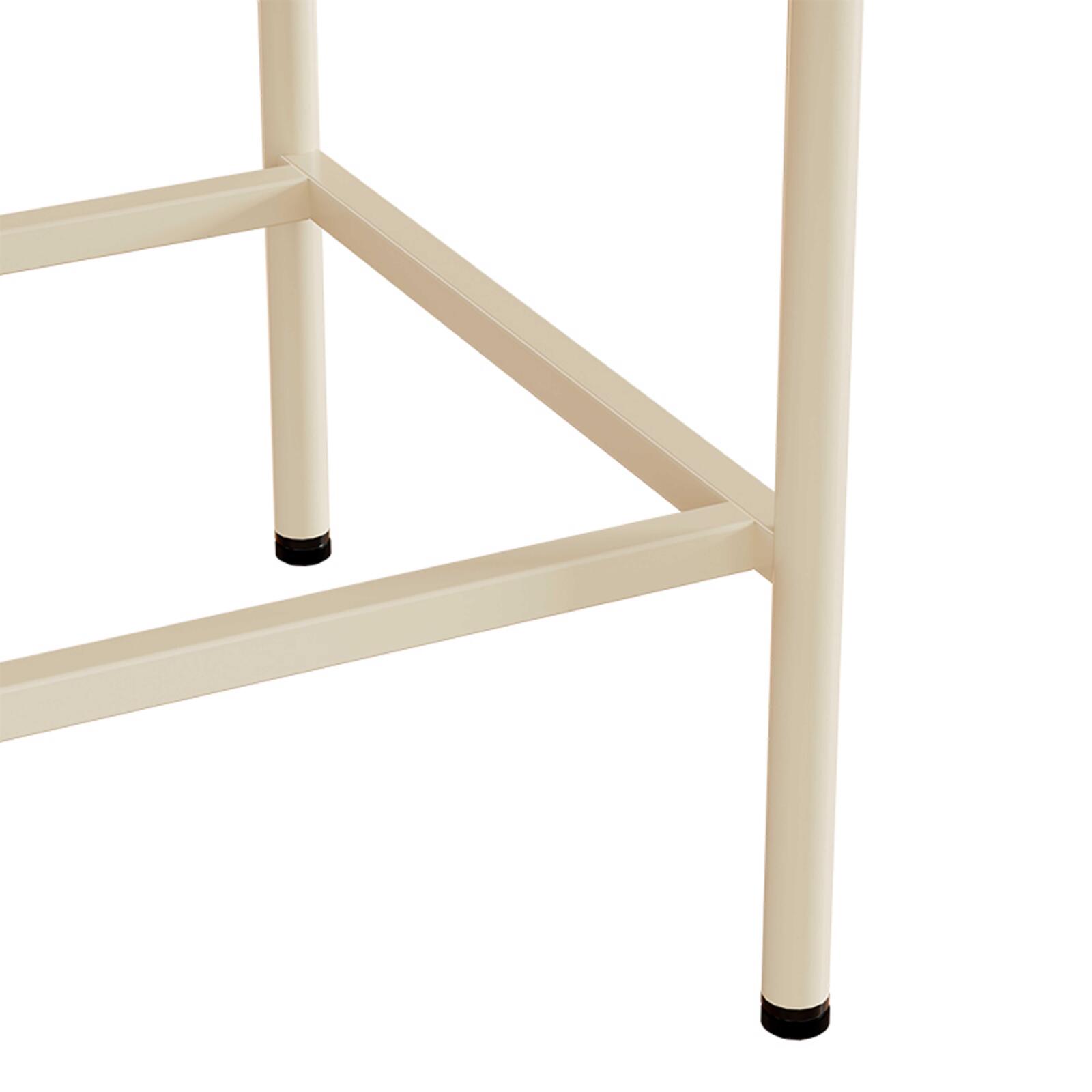 Aparador de metal y cristal 2 puertas 110 cm