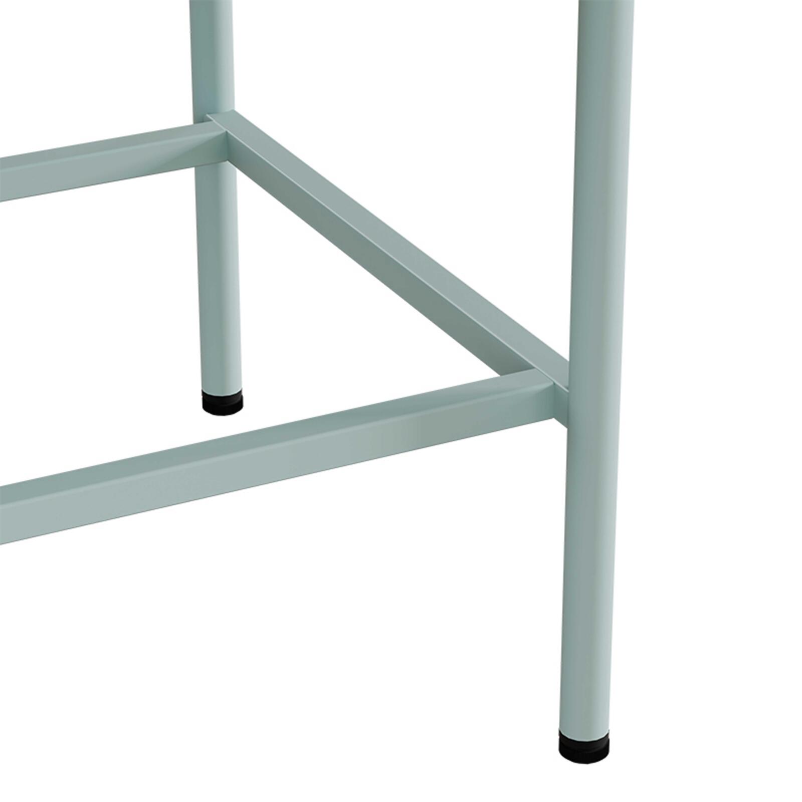 Aparador de metal y cristal 2 puertas 110 cm