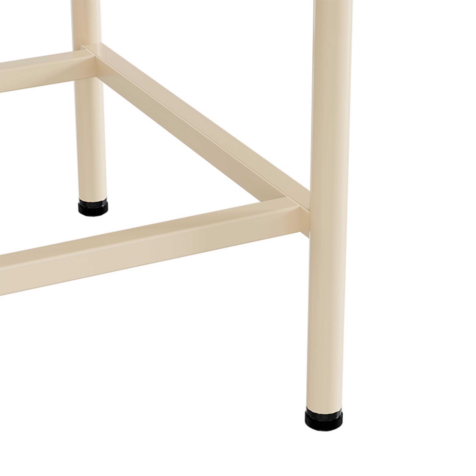 Aparador de metal y cristal 3 puertas 120 cm