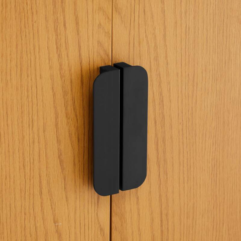 Aparador efecto madera 4 puertas 160 cm