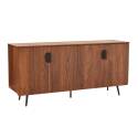 Aparador efecto madera 4 puertas 160 cm