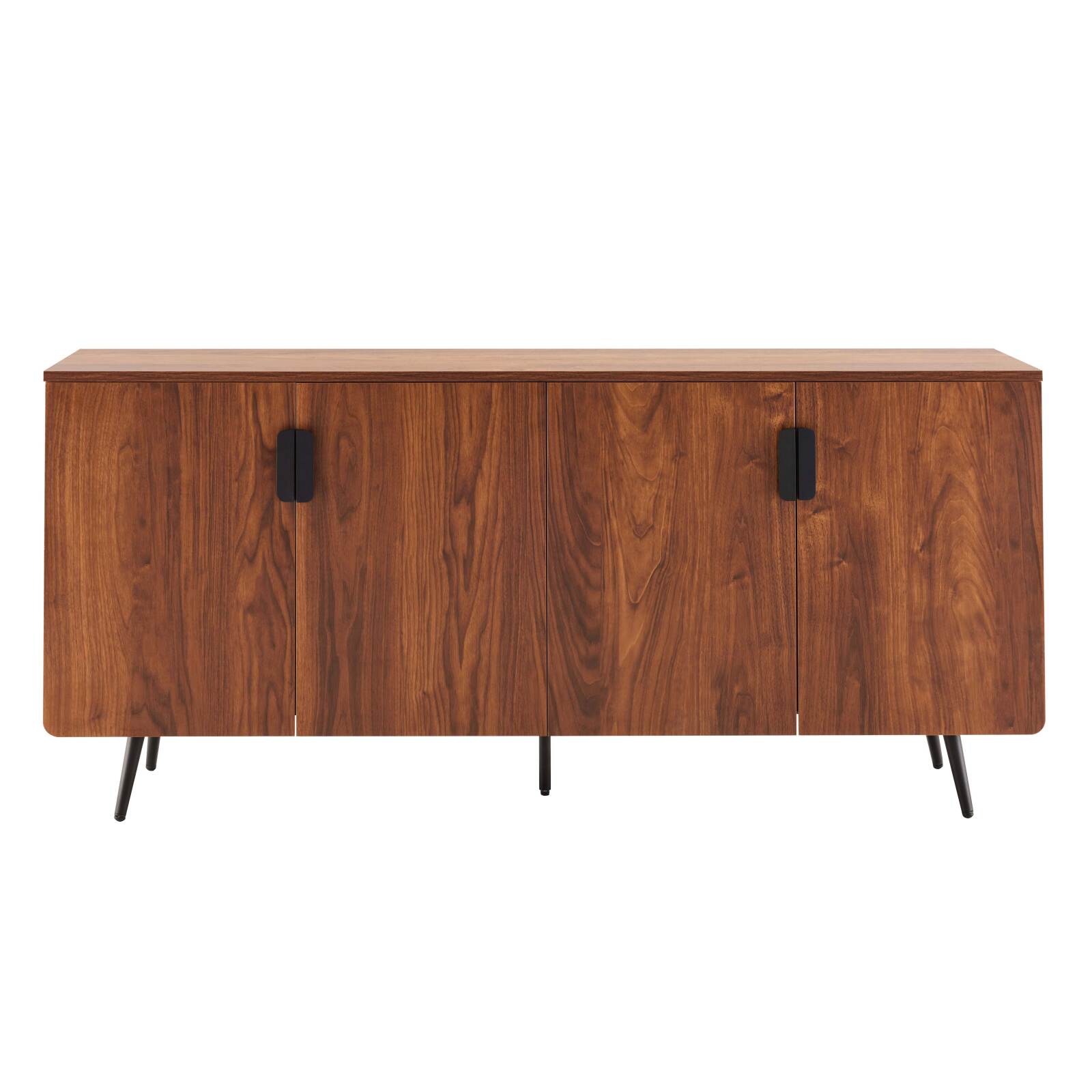 Aparador efecto madera 4 puertas 160 cm