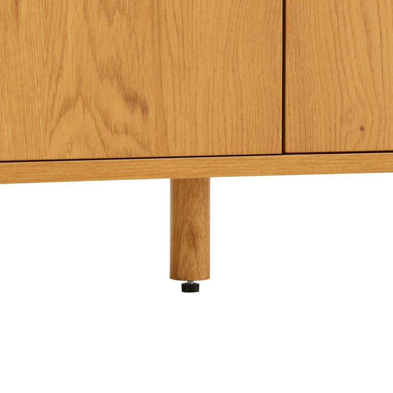 Aparador efecto madera 4 puertas 160 cm