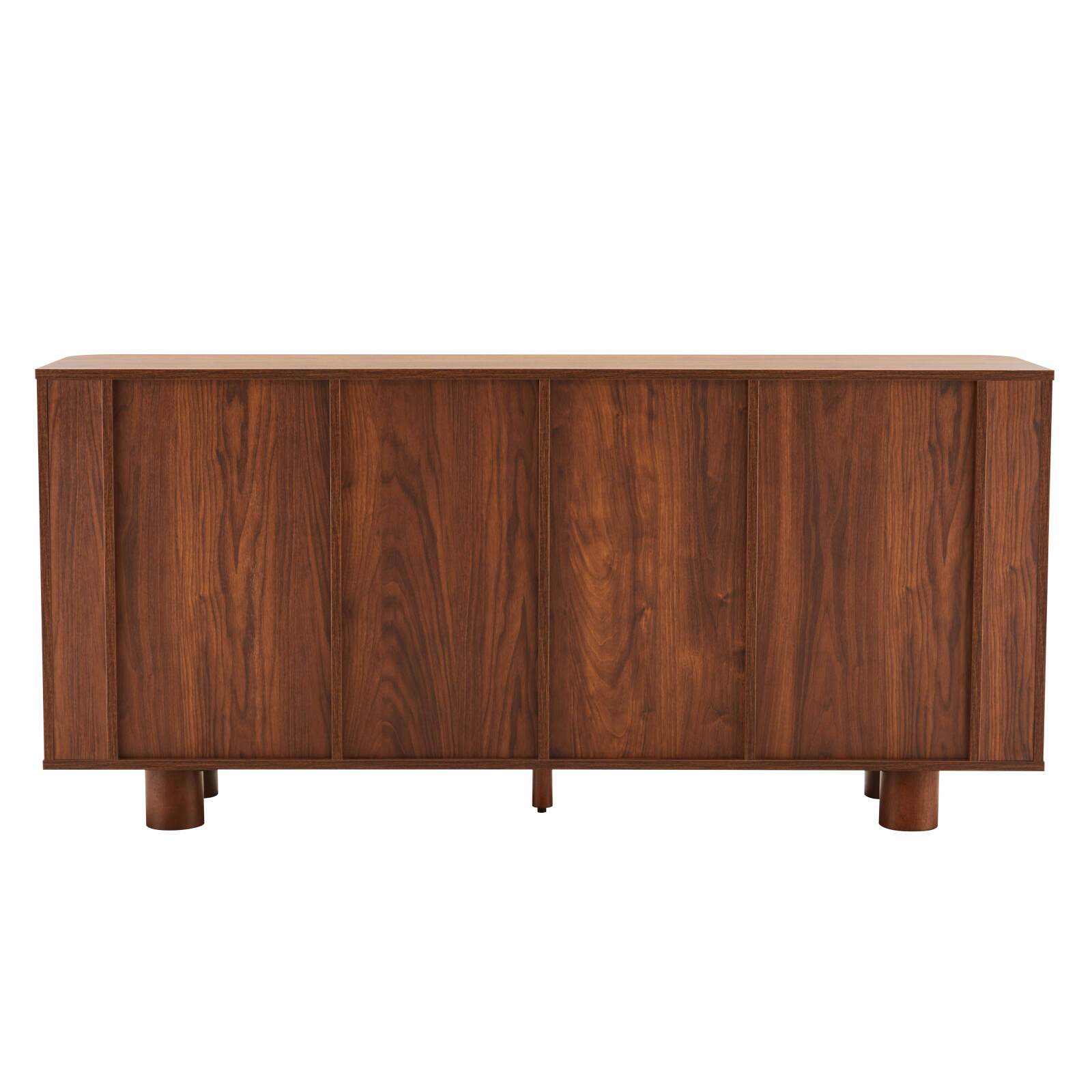 Aparador efecto madera 4 puertas 160 cm