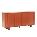 Aparador naranja 4 puertas 160 cm