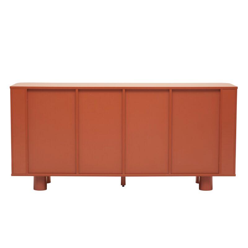 Aparador naranja 4 puertas 160 cm